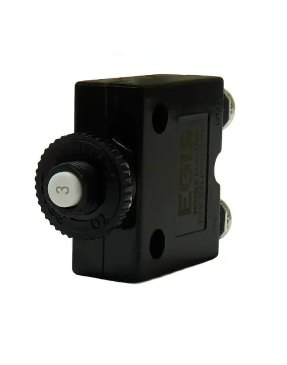 EGIS Qualifies for Free Shipping EGIS Push Button Panel Mount Circuit Breaker Screw Terminals 3a #4710-03