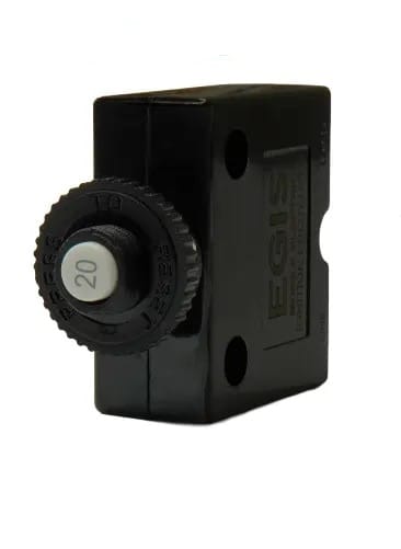 EGIS Qualifies for Free Shipping EGIS Push Button Panel Mount Circuit Breaker Spade Terminals 30a #4711-30