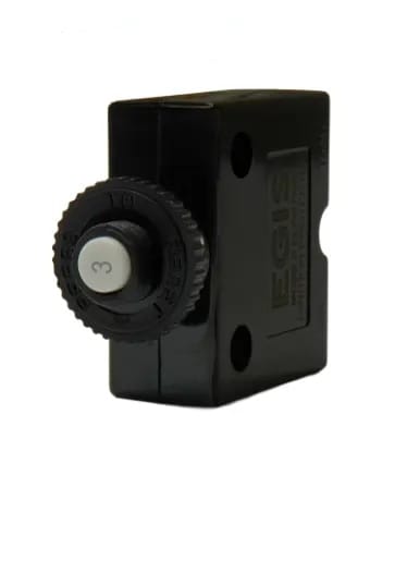 EGIS Qualifies for Free Shipping EGIS Push Button Panel Mount Circuit Breaker Spade Terminals 3a #4711-03