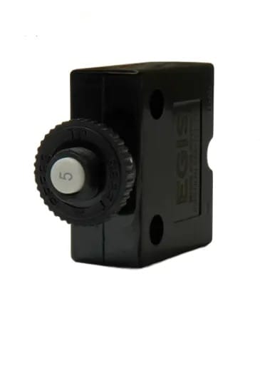 EGIS Qualifies for Free Shipping EGIS Push Button Panel Mount Circuit Breaker Spade Terminals 5a #4711-05