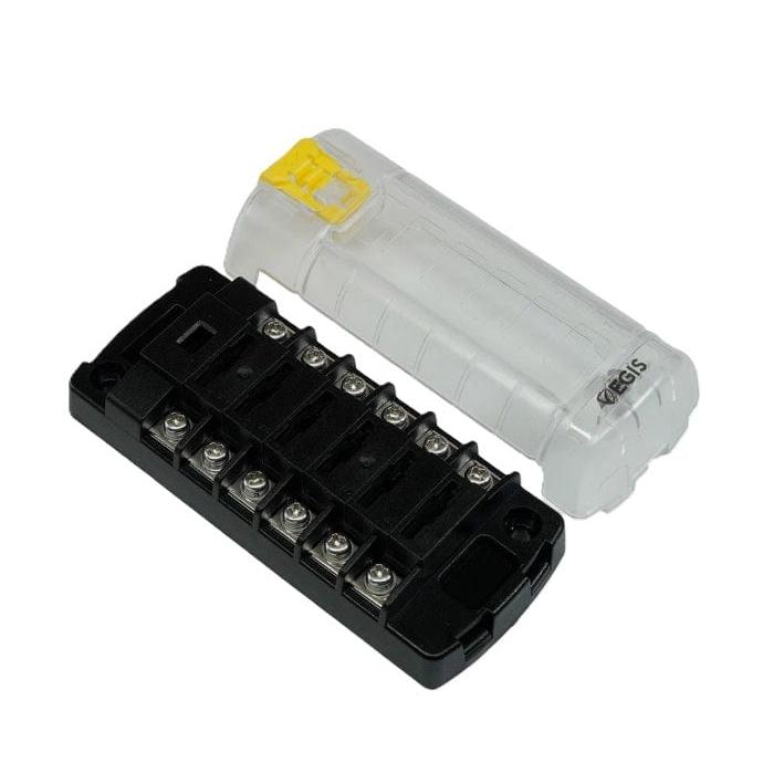 EGIS Qualifies for Free Shipping EGIS RT Fuse Block 6 Independant Circuits with Cover #8037