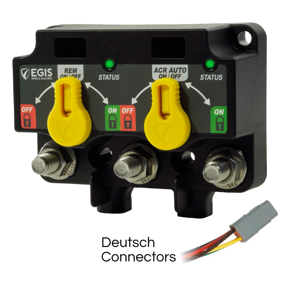 Egis Qualifies for Free Shipping EGIS XD Flex 1 Dual Relay/ACR with Knob 6-Pin DTM Connector #8820-1110