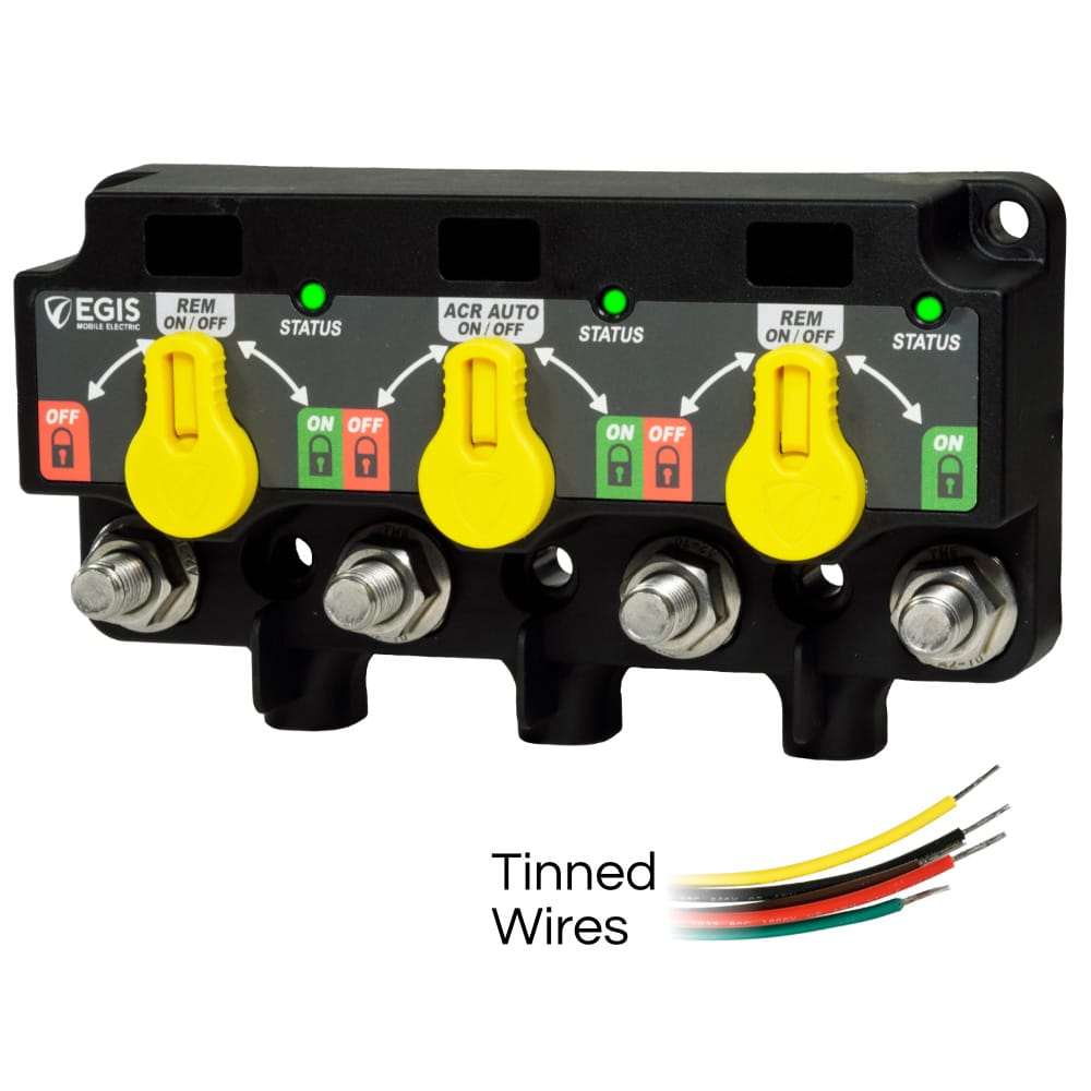 Egis Qualifies for Free Shipping EGIS XD Flex 1 Triple Relay/ACR/LVD with Knob Tinned Wires #8730-1111