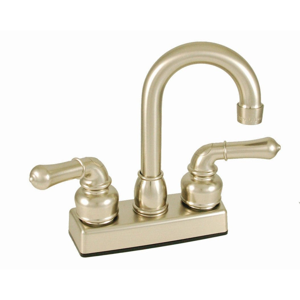 Empire Brass Qualifies for Free Shipping Empire Brass RV Non-Metallic Home Bar Faucet with Teapot Handles 4" Brushed Nickel #U-YNN16N-E