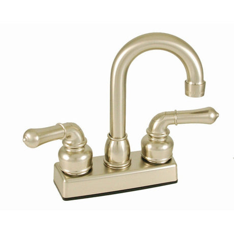 Empire Brass Qualifies for Free Shipping Empire Brass RV Non-Metallic Home Bar Faucet with Teapot Handles 4" Brushed Nickel #U-YNN16N-E