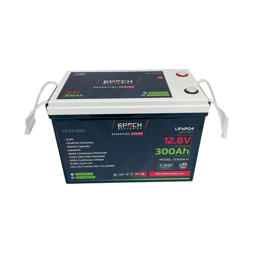 Epoch Batteries Not Qualified for Free Shipping Epoch Batteries Essentials 300ah Battery Heated with Bluetooth #12300A-H