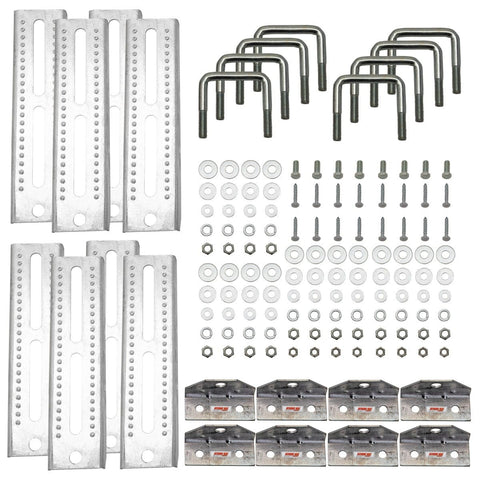 Extreme Max Qualifies for Free Shipping Extreme Max 10" Galv Swivel-Top Bunk Bracket for 1.5" x 3" Trailer 8-pk #3006.7035