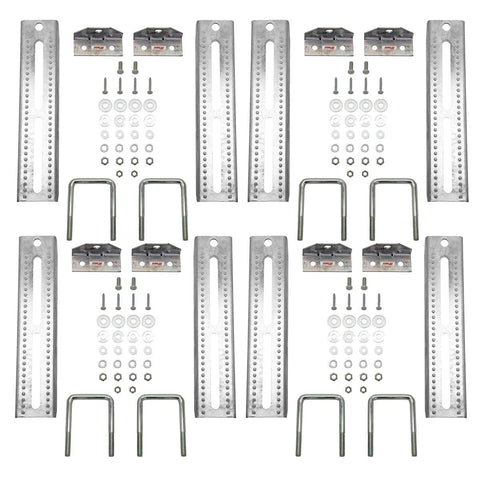 Extreme Max Qualifies for Free Shipping Extreme Max 10" Galv Swivel-Top Bunk Bracket for 3" x 3" Trailer 8-pk #3006.7052