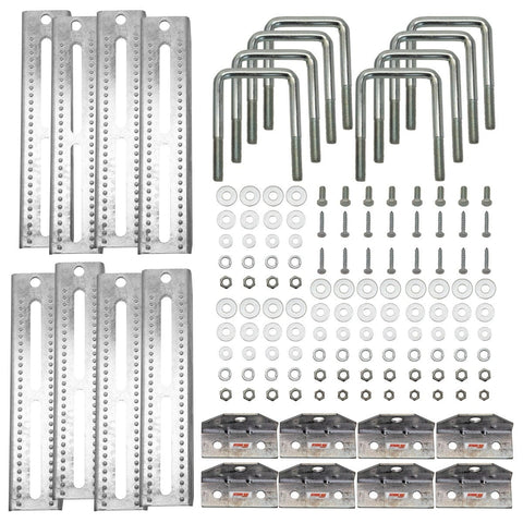 Extreme Max Qualifies for Free Shipping Extreme Max 12" Galv Swivel-Top Bunk Bracket for 1.5" x 3" Trailer 4-pk #3006.7067