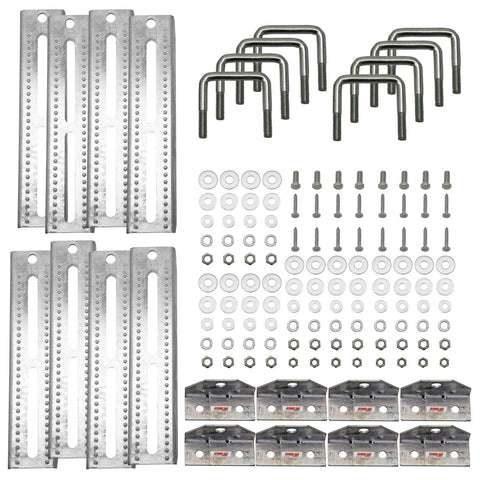 Extreme Max Qualifies for Free Shipping Extreme Max 12" Galv Swivel-Top Bunk Bracket for 1.5" x 3" Trailer 8-pk #3006.7069