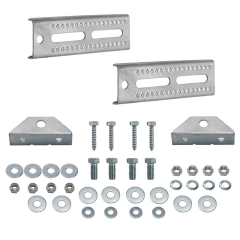 Extreme Max Qualifies for Free Shipping Extreme Max 8" Galv Swivel-Top Bunk Bracket for 1.5" x 3" Trailer 2-pk #3006.7002