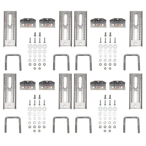 Extreme Max Qualifies for Free Shipping Extreme Max 8" Galv Swivel-Top Bunk Bracket for 2" x 3" Trailer 8-pk #3006.7018