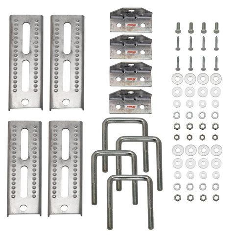 Extreme Max Qualifies for Free Shipping Extreme Max 8" Galv Swivel-Top Bunk Bracket for 3" x 3" Trailer 4-pk #3006.7024