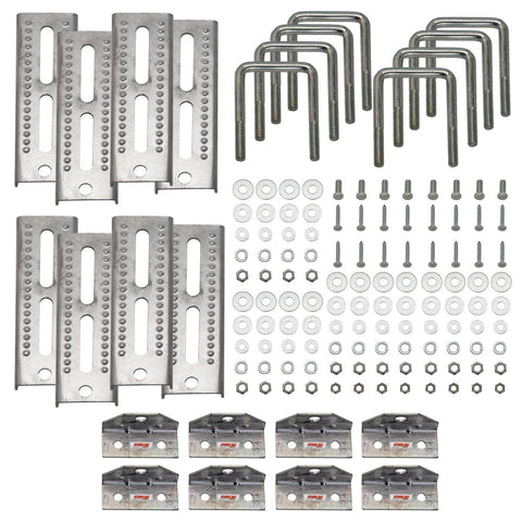 Extreme Max Qualifies for Free Shipping Extreme Max 8" Galv Swivel-Top Bunk Bracket for 3" x 3" Trailer 8-pk #3006.7027