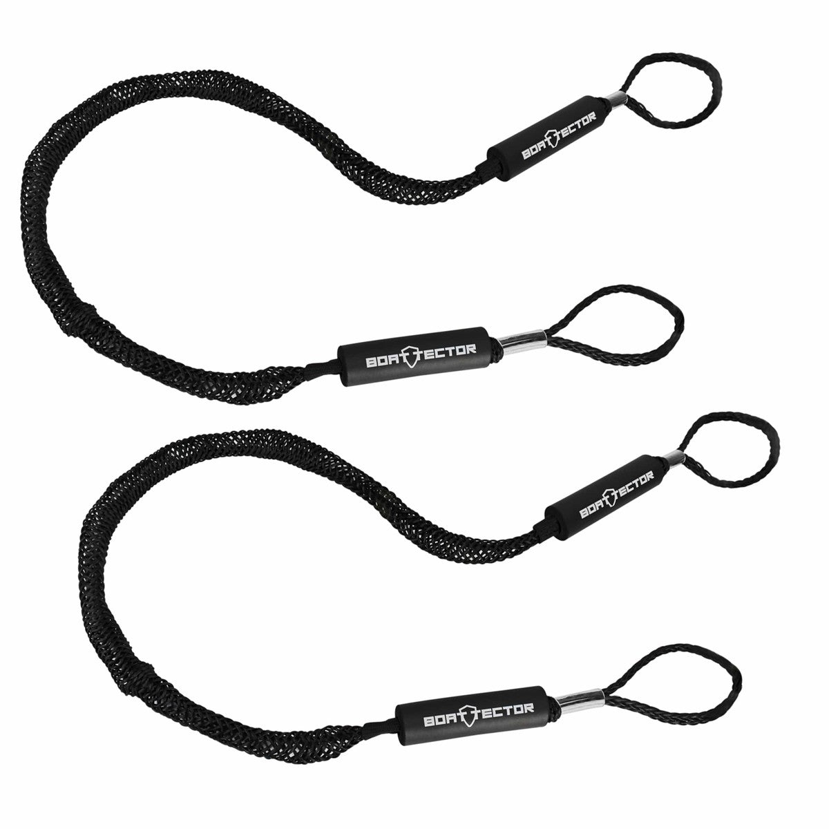 Extreme Max Qualifies for Free Shipping Extreme Max BoatTector Bungee Dock Line 2-pk 4' Black #3006.2352