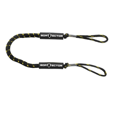 Extreme Max Qualifies for Free Shipping Extreme Max BoatTector Bungee Dock Line 2-pk 4' Black/Gold #3006.2729