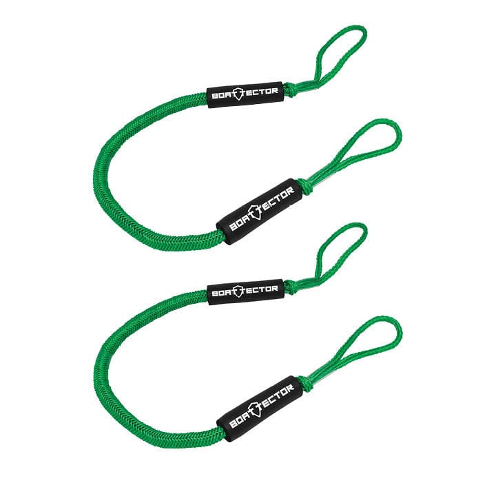 Extreme Max Qualifies for Free Shipping Extreme Max BoatTector Bungee Dock Line 2-pk 4' Green #3006.2738