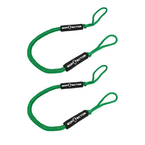 Extreme Max Qualifies for Free Shipping Extreme Max BoatTector Bungee Dock Line 2-pk 4' Green #3006.2738