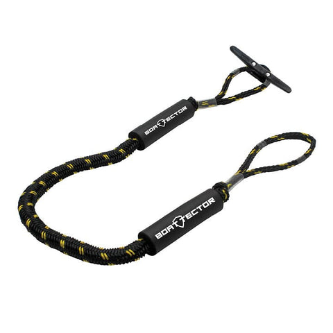 Extreme Max Qualifies for Free Shipping Extreme Max BoatTector Bungee Dock Line 2-pk 5' Black/Gold #3006.2744