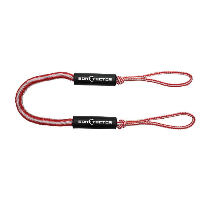 Extreme Max Qualifies for Free Shipping Extreme Max BoatTector Bungee Dock Line 2-pk 5' Red/White #3006.2747