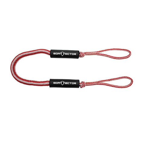 Extreme Max Qualifies for Free Shipping Extreme Max BoatTector Bungee Dock Line 2-pk 5' Red/White #3006.2747