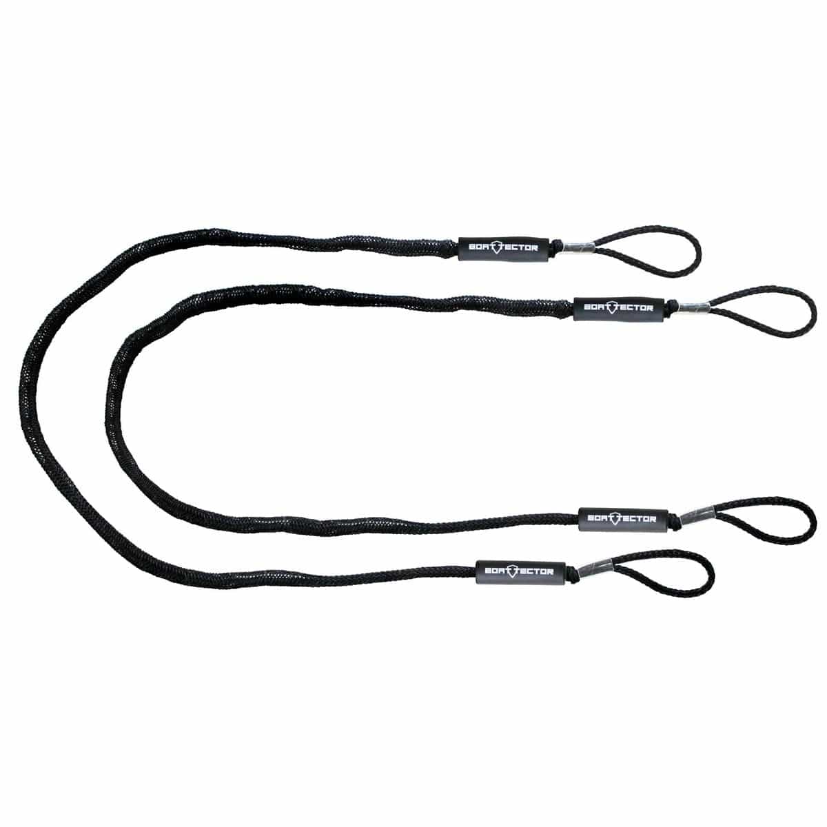 Extreme Max Qualifies for Free Shipping Extreme Max BoatTector Bungee Dock Line Value 2-Pack 7' Black #3006.3036