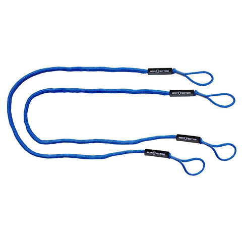 Extreme Max Qualifies for Free Shipping Extreme Max BoatTector Bungee Dock Line Value 2-Pack 7' Blue #3006.3042