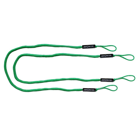 Extreme Max Qualifies for Free Shipping Extreme Max BoatTector Bungee Dock Line Value 2-Pack 7' Green #3006.3062