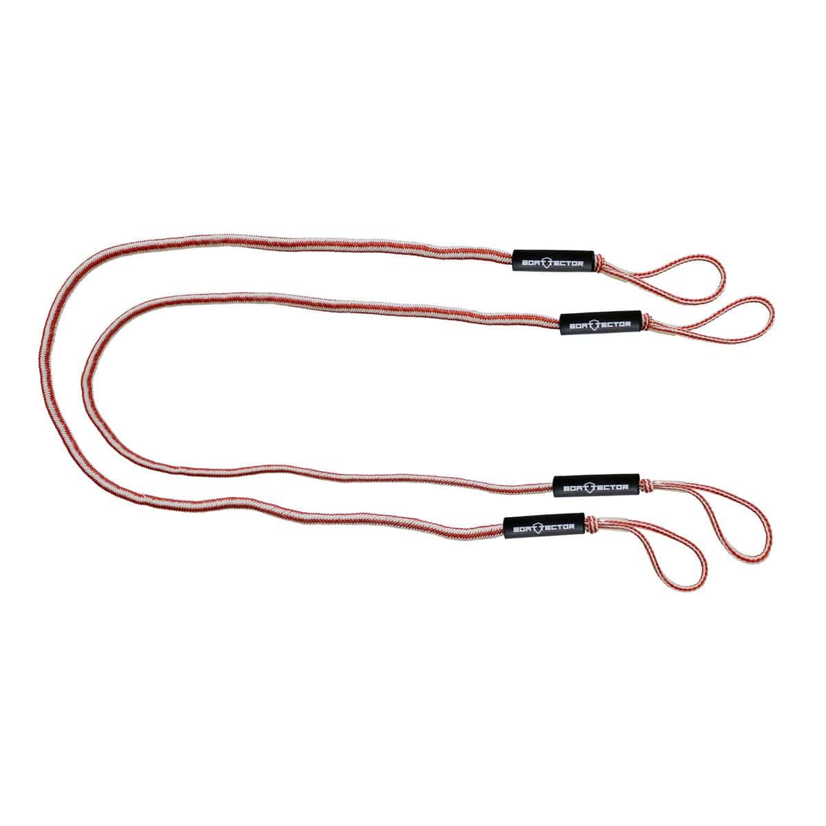 Extreme Max Qualifies for Free Shipping Extreme Max BoatTector Bungee Dock Line Value 2-Pack 7' Red/White #3006.3056