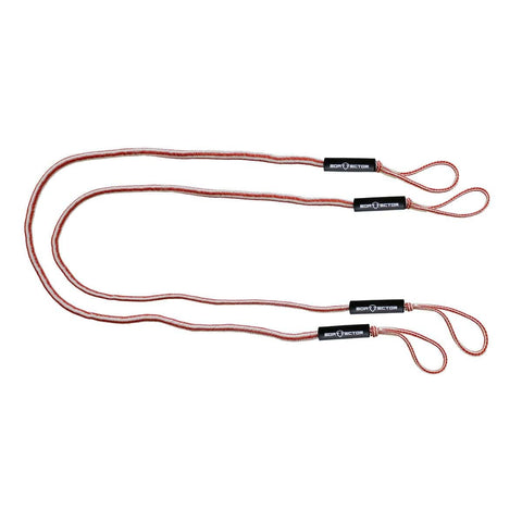Extreme Max Qualifies for Free Shipping Extreme Max BoatTector Bungee Dock Line Value 2-Pack 7' Red/White #3006.3056
