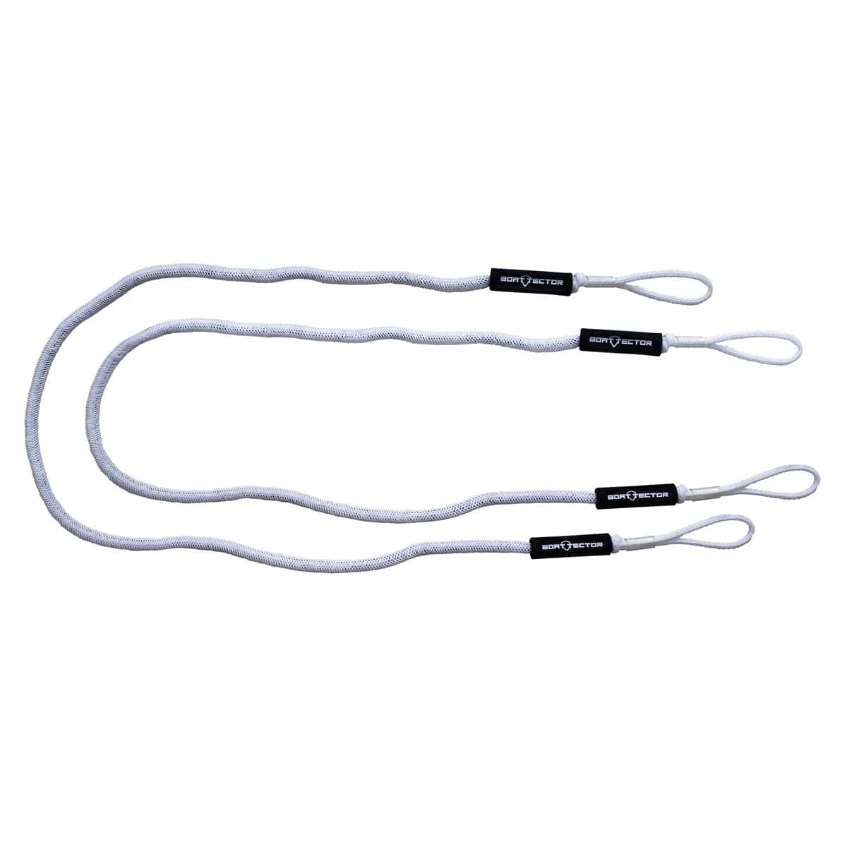 Extreme Max Qualifies for Free Shipping Extreme Max BoatTector Bungee Dock Line Value 2-Pack 7' White #3006.3039