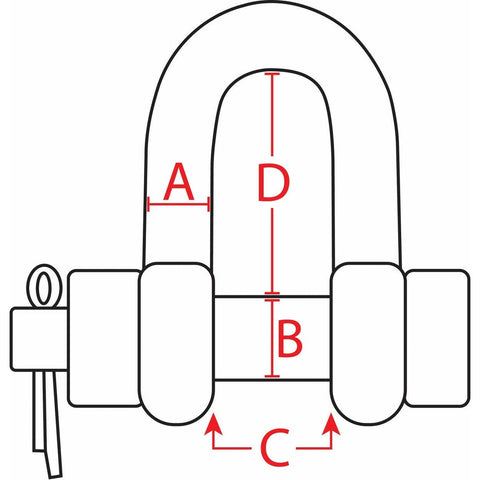 Extreme Max Qualifies for Free Shipping Extreme Max BoatTector SS Bolt-Type Chain Shackle 5/8" #3006.8354