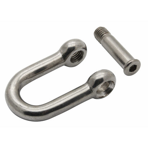 Extreme Max Qualifies for Free Shipping Extreme Max BoatTector SS D Shackle with No-Snag Pin 1/2" #3006.8402