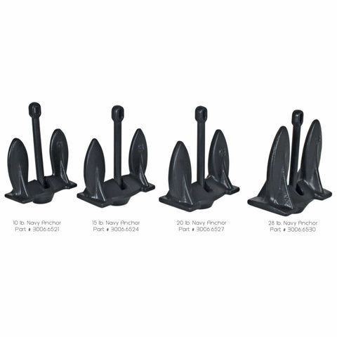 Extreme Max Qualifies for Free Shipping Extreme Max BoatTector Vinyl-Coated Navy Anchor 20 lb #3006.6527