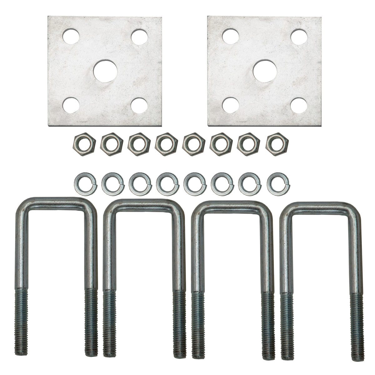 Extreme Max Qualifies for Free Shipping Extreme Max Single Axle Galv U-Bolt Kit 2" x 2" Axle 4-13/16" Long #3006.7055