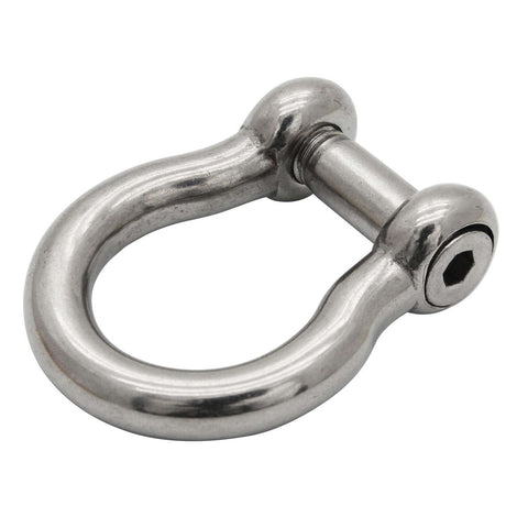 Extreme Max Qualifies for Free Shipping Extreme Max SS Bow Shackle with No-Snag Pin 1/4" 2-pk #3006.8405.2