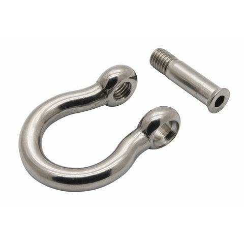 Extreme Max Qualifies for Free Shipping Extreme Max SS Bow Shackle with No-Snag Pin 1/4" 2-pk #3006.8405.2