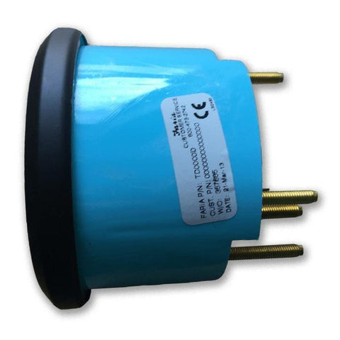 Faria Qualifies for Free Shipping Faria Euro Black 4" Tachometer 6000 RPM Gas Inboard & I/O #32804