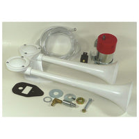 FIAMM Qualifies for Free Shipping FIAMM Fultone II Twin Air Horns with Compressor Kit 12v White #62350-12