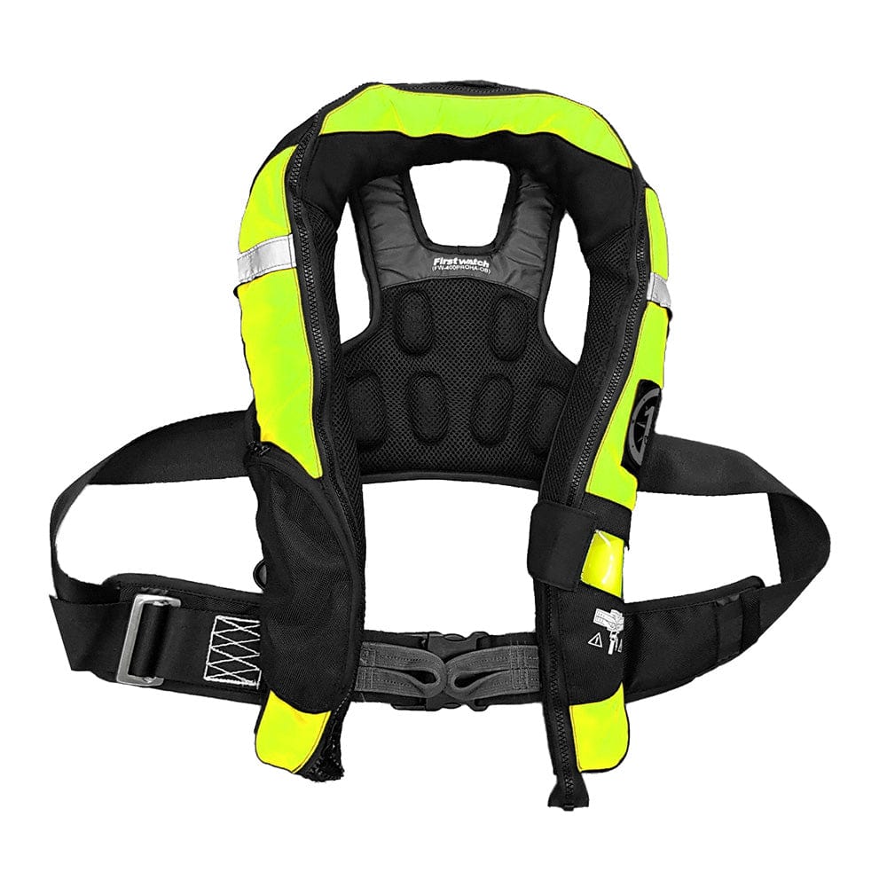 First Watch Qualifies for Free Shipping First Watch FW40PRO Ergo Auto Inflatable PFD Hi-Vis Yellow #FW-40PROA-HV