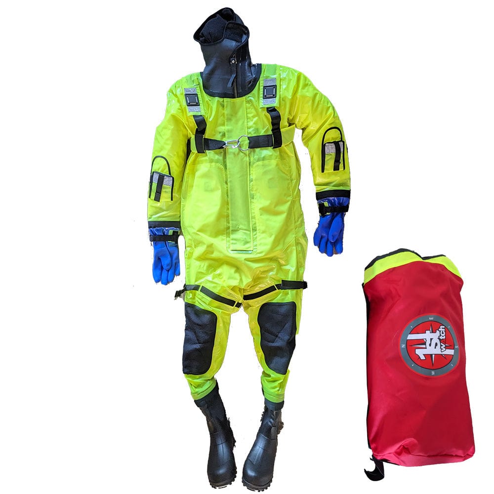 First Watch Qualifies for Free Shipping First Watch RS-1005 Ice Rescue Suit Hi-Vis Yellow #RS-1005-HV-M