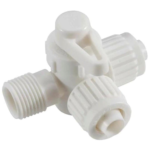 Flair-It Qualifies for Free Shipping Flair-It 3-Way Valve 1/2" x 1/2" x 1/2" #06910