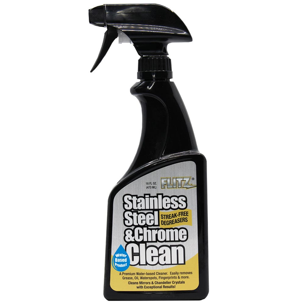 Flitz Qualifies for Free Shipping Flitz Stainless Steel & Chrome Cleaner with Degreaser 16oz #SP01506