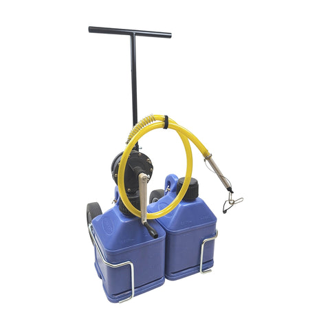 Flo-Fast Not Qualified for Free Shipping Flo-Fast Pro 10 Gallon Fluid Transfer System & Versa Cart Blue #31010-B