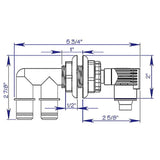 Flow-Rite Controls Qualifies for Free Shipping Flow-Rite Pump-Out Aerator Barbed #MA-024-R