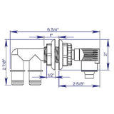 Flow-Rite Controls Qualifies for Free Shipping Flow-Rite Pump Out Aerator Combo Barbed #MP-1000