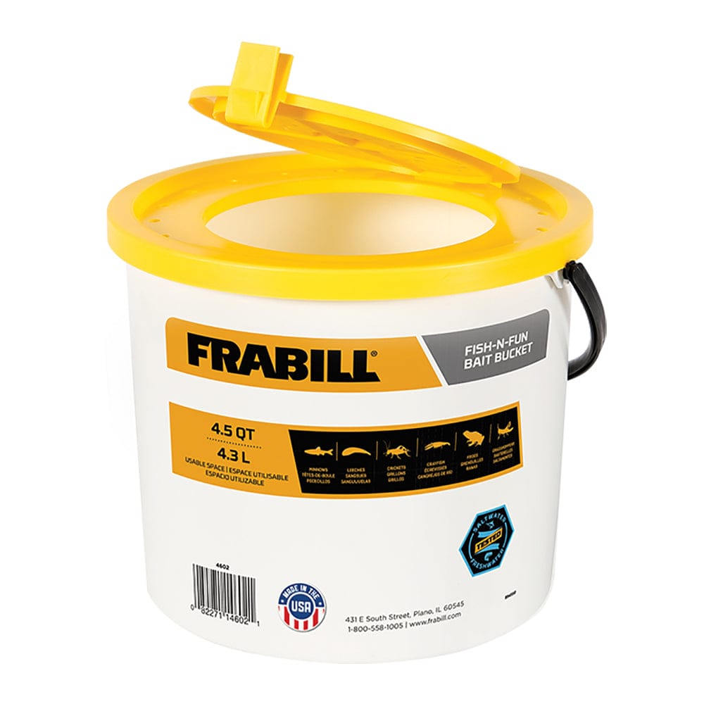 Frabill Qualifies for Free Shipping Frabill Fish-N-Fun 4.5 Quart Bucket #4602