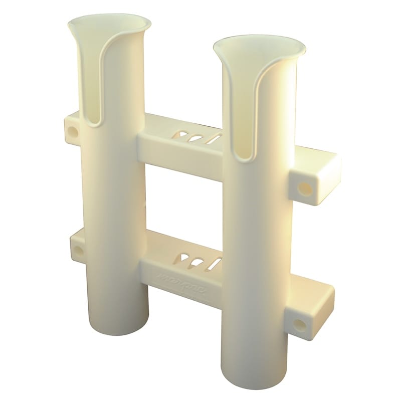Marpac Qualifies for Free Shipping Marpac Rod Rack Side Mount 2-Rod White #7-0967