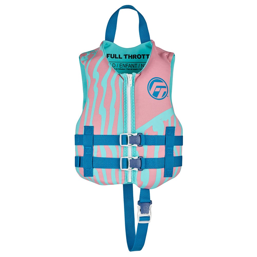 Full Throttle Qualifies for Free Shipping Full Throttle Child Rapid Dry Life Jacket Pink #142100-105-001-26