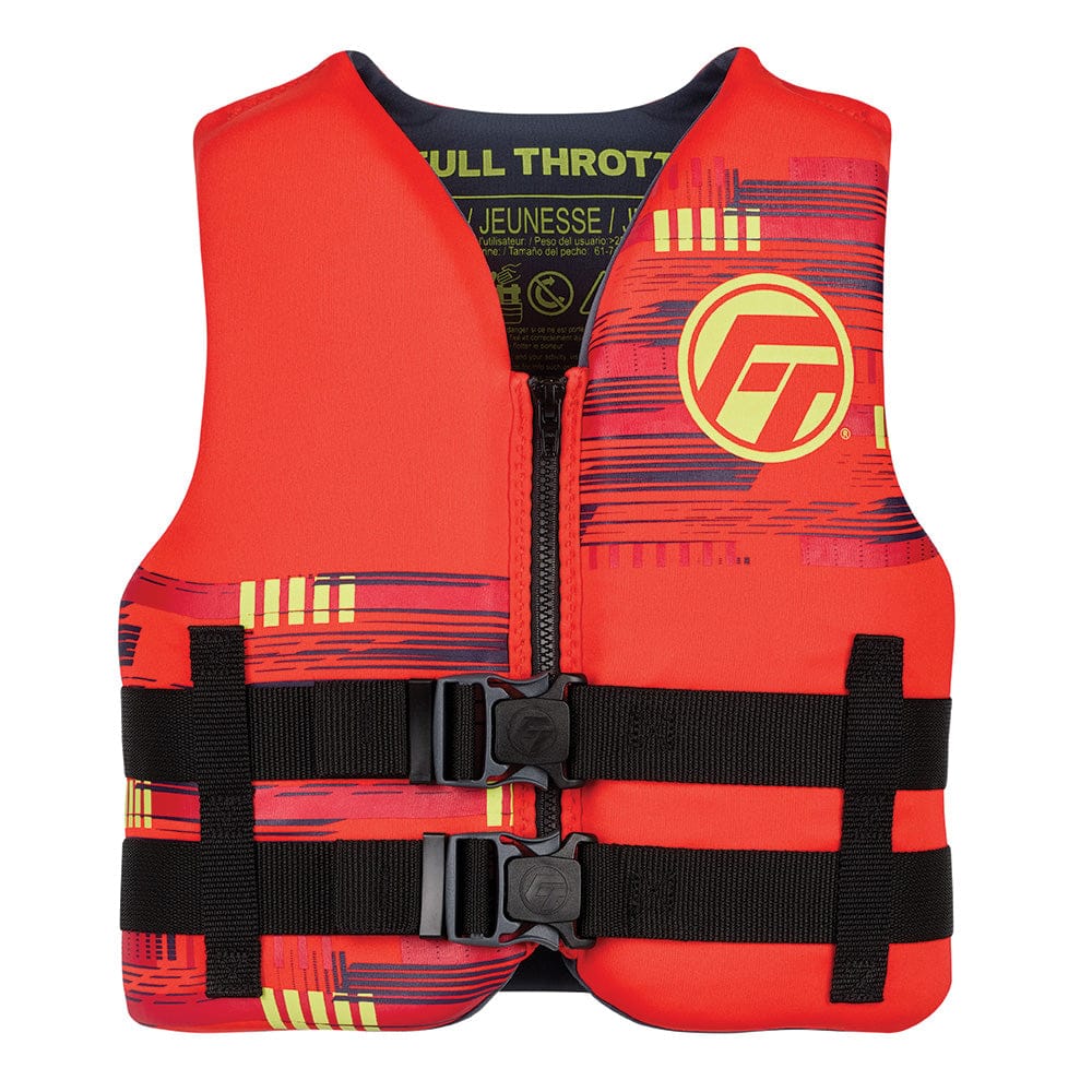 Full Throttle Qualifies for Free Shipping Full Throttle Deluxe Neo PFD Red Youth #142100-100-002-26